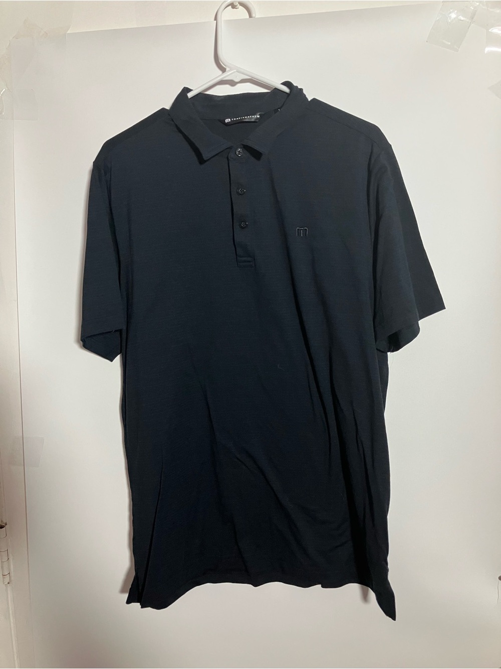 Travis Mathew Black Men's Polo
